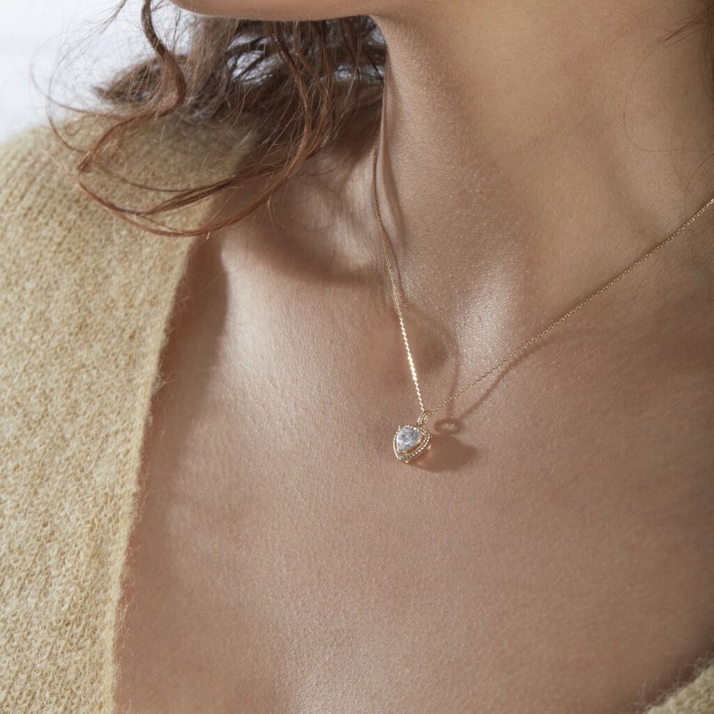 Collier Althea Or Jaune Oxyde De Zirconium - Colliers Femme | Histoire d’Or