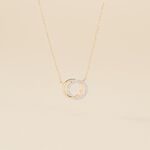 Collier Or Jaune Tresha Diamants - Colliers Femme | Histoire d&rsquo;Or