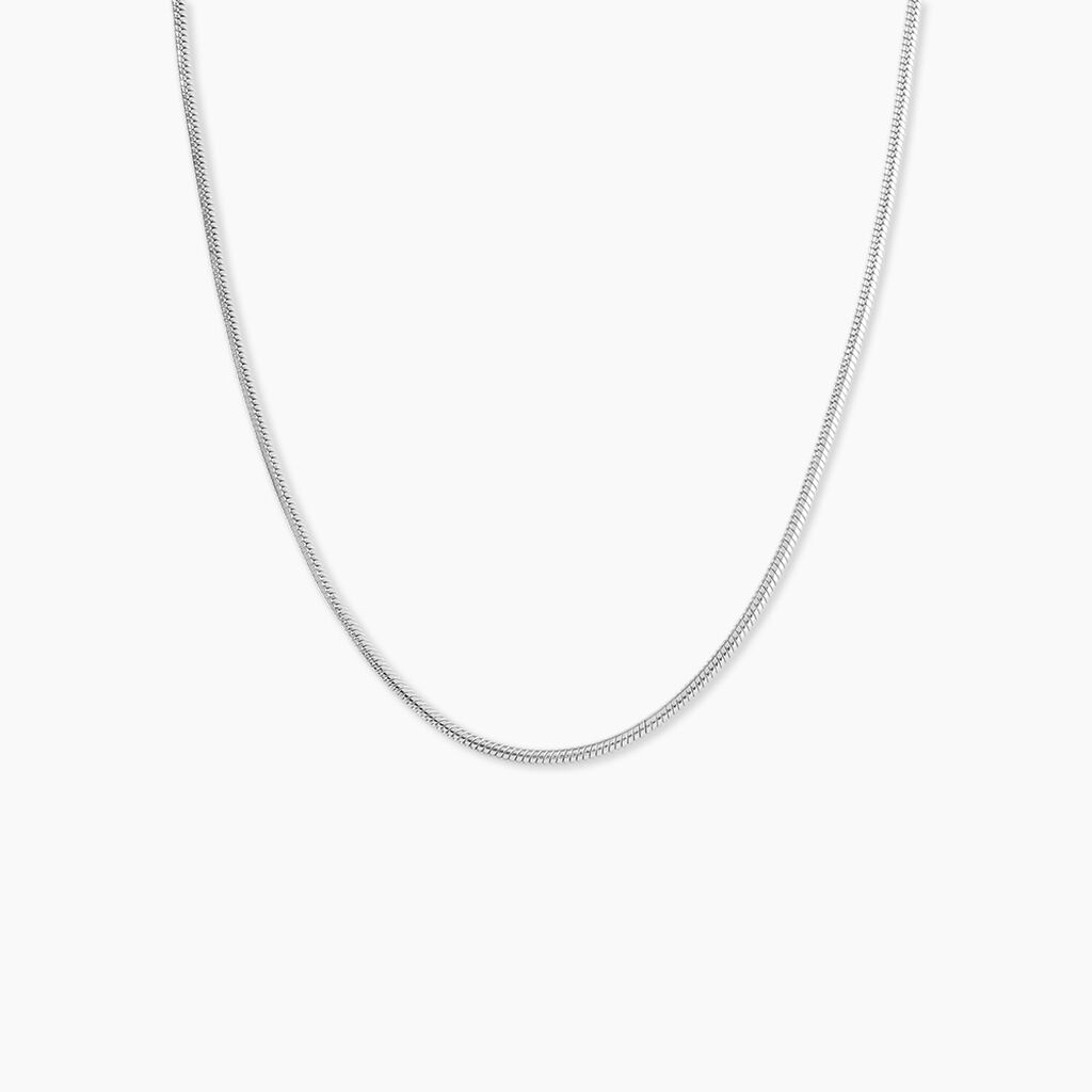 Collier Iroise Argent Blanc - Chaines Femme | Histoire d&rsquo;Or
