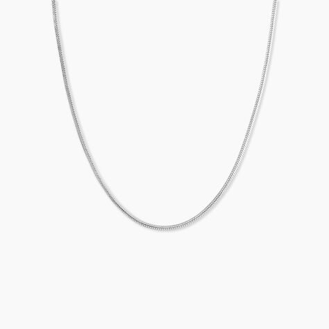 Collier Iroise Argent Blanc - Chaines Femme | Histoire d&rsquo;Or