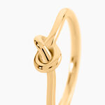 Bague Bretzel Plaqu&eacute; Or Jaune - Bagues fantaisie Femme | Histoire d&rsquo;Or