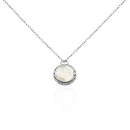Collier Laetizia Celine Argent Blanc Nacre - Colliers fantaisie Femme | Histoire d’Or
