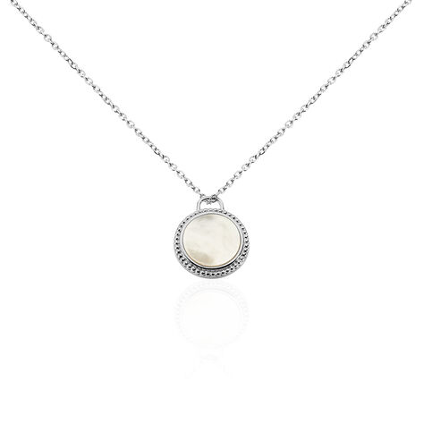 Collier Laetizia Celine Argent Blanc Nacre - Colliers fantaisie Femme | Histoire d’Or