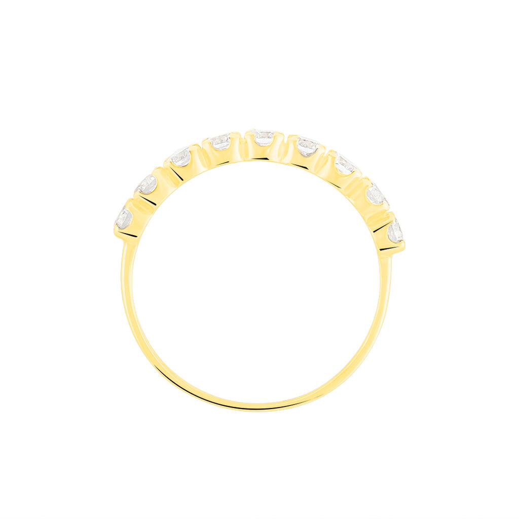 Alliance Ice Or Jaune Oxyde De Zirconium - Alliances Femme | Histoire d’Or