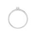 Bague Solitaire Flora Or Blanc Diamant - Bagues solitaires Femme | Histoire d’Or