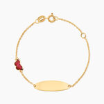 Bracelet Marcel Argent Dor&eacute; A L'Or 750/1000 - Bijoux sans pierre Femme | Histoire d&rsquo;Or