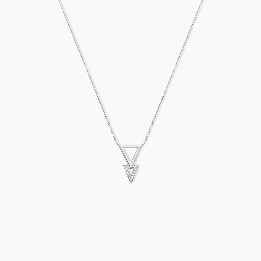 Collier Joy Or Blanc Diamant - Colliers Femme | Histoire d&rsquo;Or