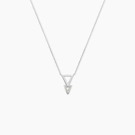 Collier Joy Or Blanc Diamant - Colliers Femme | Histoire d&rsquo;Or