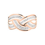 Bague Leopoldine Or Rose Diamant - Bagues avec pierre Femme | Histoire d&rsquo;Or