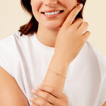 Bracelet Saya Argent Jaune Oxyde De Zirconium - Bracelets Femme | Histoire d&rsquo;Or