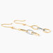 Boucles D'oreilles Pendantes Lucette Or Bicolore - Boucles d'oreilles pendantes Femme | Histoire d’Or