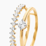 Bague Dolfina Or Jaune Oxyde De Zirconium - Bagues solitaires Femme | Histoire d&rsquo;Or