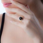 Bague Anna Or Blanc Amethyste Et Diamant - Bagues solitaires Femme | Histoire d&rsquo;Or