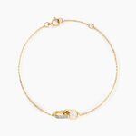 Bracelet Molana Or Jaune Diamant - Bracelets Femme | Histoire d&rsquo;Or