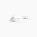 Boucles D'oreilles Puces Brendana Argent Blanc Oxyde De Zirconium - Boucles d'oreilles fantaisie Femme | Histoire d’Or