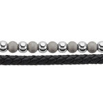 Bracelet Jourdan Pheonix Cuir Noir - Bracelets Homme | Histoire d&rsquo;Or