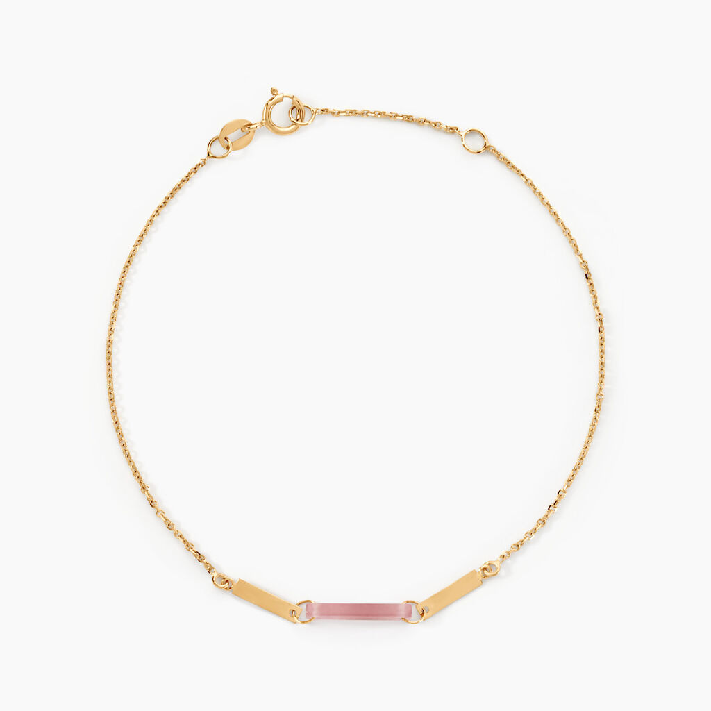 Bracelet Halcyone Or Jaune Calcédoine - Bracelets Femme | Histoire d’Or