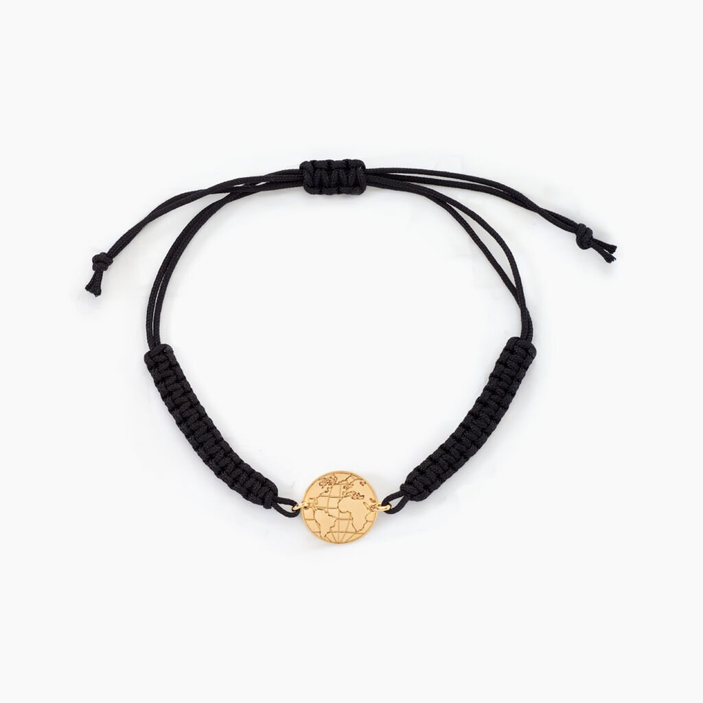 Bracelet Ancora Or Jaune - Bracelets cordon Homme | Histoire d’Or