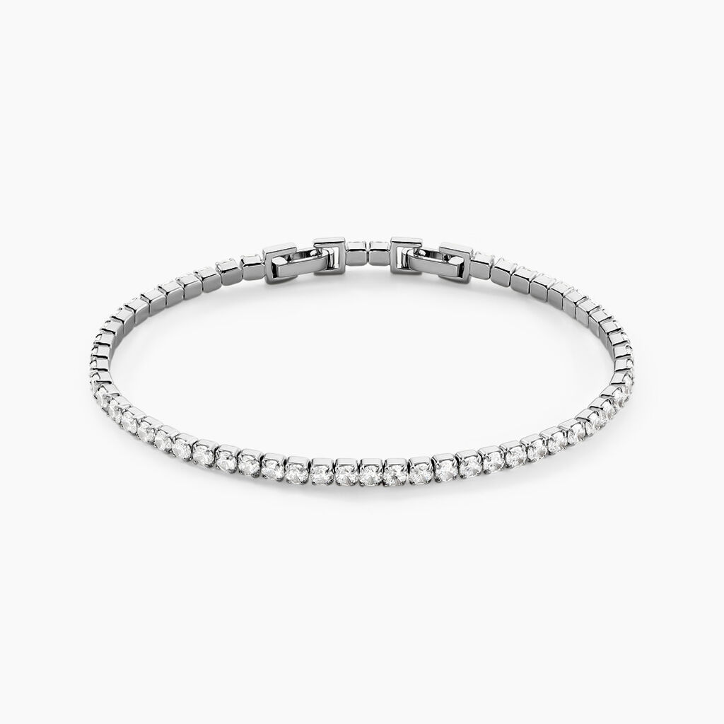 Bracelet Lou-anne Argent Blanc Oxyde De Zirconium Blanc - Bracelets Femme | Histoire d&rsquo;Or