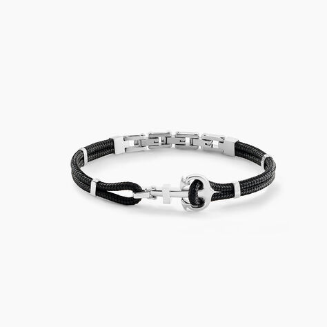 Bracelet Analya Acier Blanc - Bracelets cordon Homme | Histoire d&rsquo;Or
