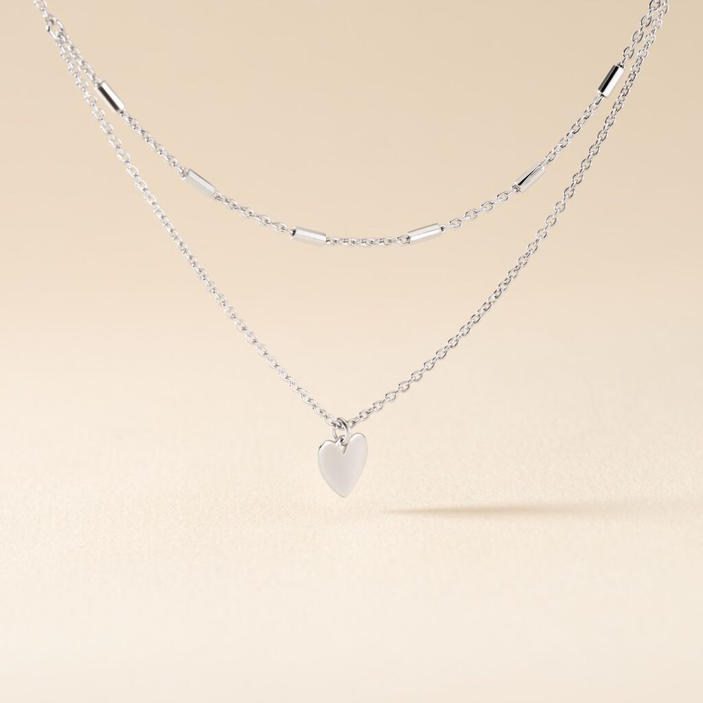 Collier Argent Dizier - Colliers doubles et triples cha&icirc;nes Femme | Histoire d&rsquo;Or