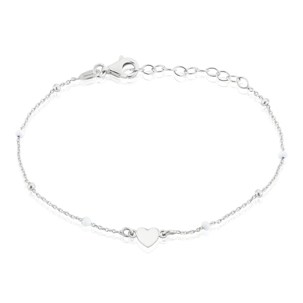 Bracelet Argent Blanc Augustine - Bracelets Femme | Histoire d’Or