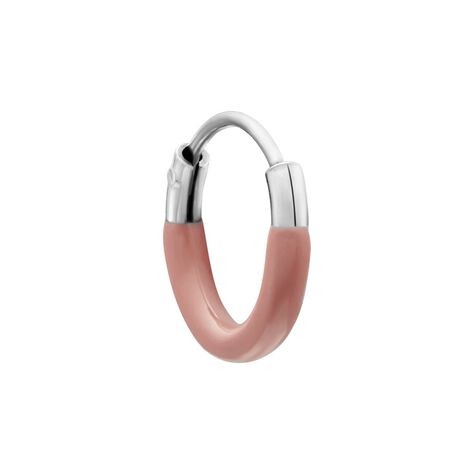 Créole Unitaire Argent Blanc Samba - Boucles d'oreilles créoles Femme | Histoire d’Or