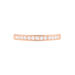 Alliance Juliette Or Rose Diamant - Alliances Femme | Histoire d’Or