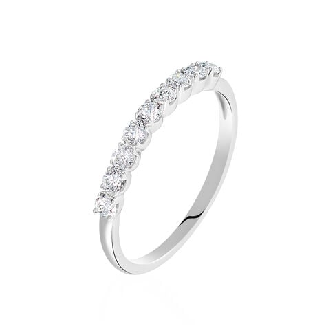 Alliance Eloisa Or Blanc Diamant Synthetique - Alliances Femme | Histoire d&rsquo;Or