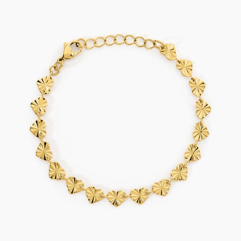 Bracelet Calliandra Acier Jaune - Bracelets fantaisie Femme | Histoire d&rsquo;Or