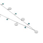 Collier Tanaya Argent Blanc Verre - Colliers Femme | Histoire d&rsquo;Or