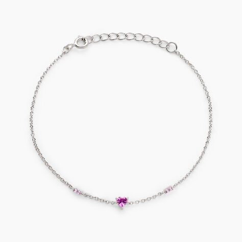 Bracelet Argent Blanc Declaration Oxyde De Zirconium - Bracelets Femme | Histoire d&rsquo;Or