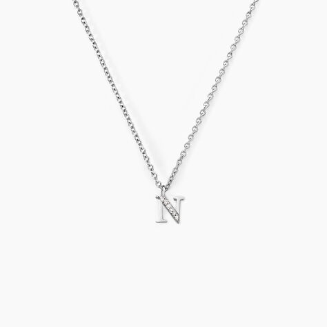 Collier Neruda Argent Blanc Oxyde De Zirconium - Colliers fantaisie Femme | Histoire d&rsquo;Or