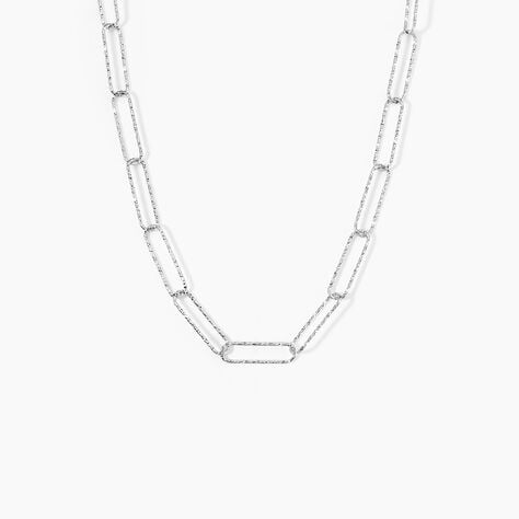 Chaine Hekla Argent Blanc - Chaines Femme | Histoire d’Or