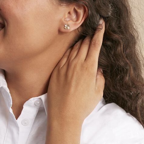 Boucles D'oreilles Puces Dag Or Jaune - Clous d'oreilles Femme | Histoire d’Or