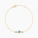Bracelet Clothilde Or Jaune Topaze Oxyde De Zirconium - F&ecirc;te des m&egrave;res Femme | Histoire d&rsquo;Or