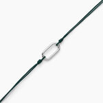 Bracelet Infini Pop Argent Blanc - Bracelets cordon Famille | Histoire d&rsquo;Or