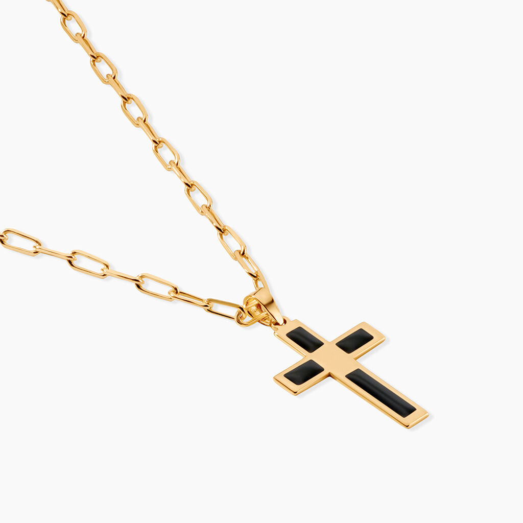 Collier Plaqu&eacute; Or Quadratu - Colliers Homme | Histoire d&rsquo;Or