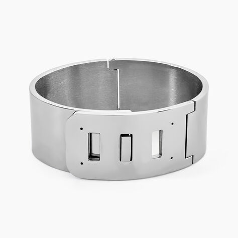 Bracelet Manchette Japon Acier Blanc - Bracelets manchettes Femme | Histoire d&rsquo;Or