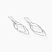 Boucles D'oreilles Pendantes Twisty Argent Blanc - Boucles d'oreilles fantaisie Femme | Histoire d’Or