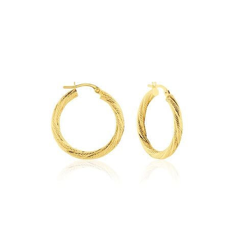 Cr&eacute;oles Clematis Or Jaune - Boucles d'oreilles cr&eacute;oles Femme | Histoire d&rsquo;Or