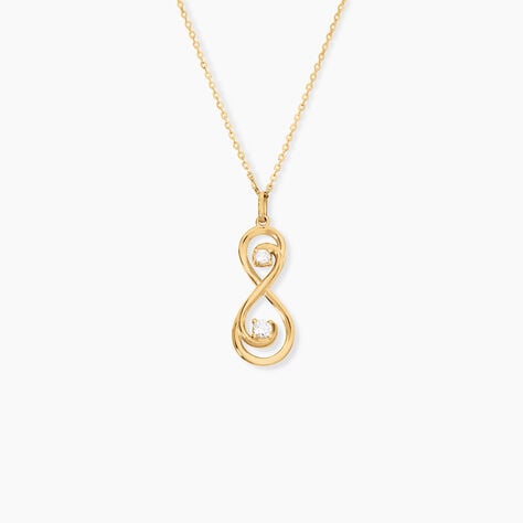 Collier Ademar Or Jaune Oxyde De Zirconium - Colliers Femme | Histoire d&rsquo;Or