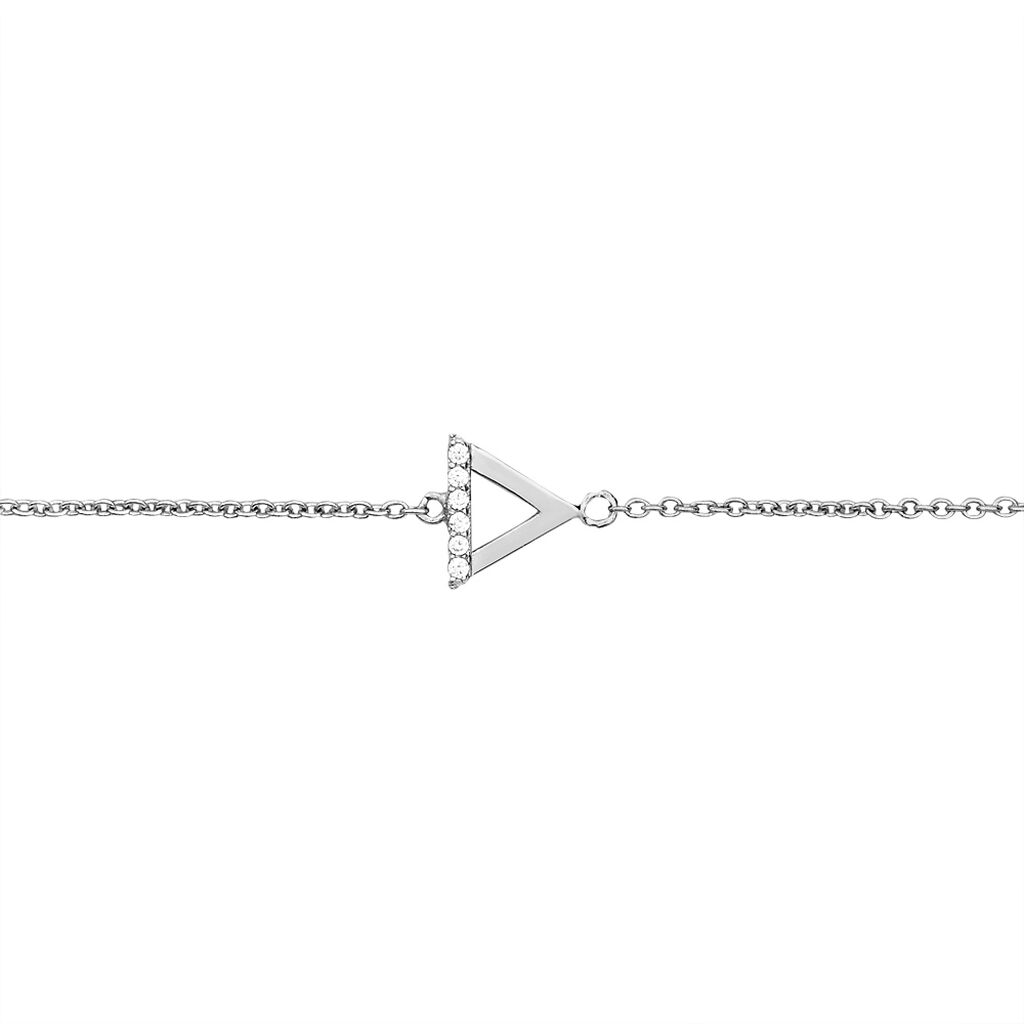 Bracelet Anna Argent Blanc Oxyde De Zirconium - Bracelets Femme | Histoire d’Or