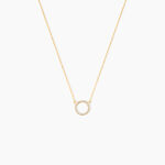 Collier Lim Or Jaune Oxyde De Zirconium - Colliers Femme | Histoire d&rsquo;Or