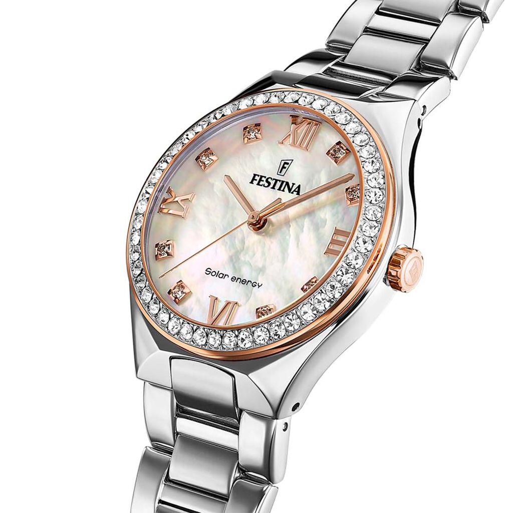 Montre Festina Solar Energy Nacre - Montres Femme | Histoire d’Or