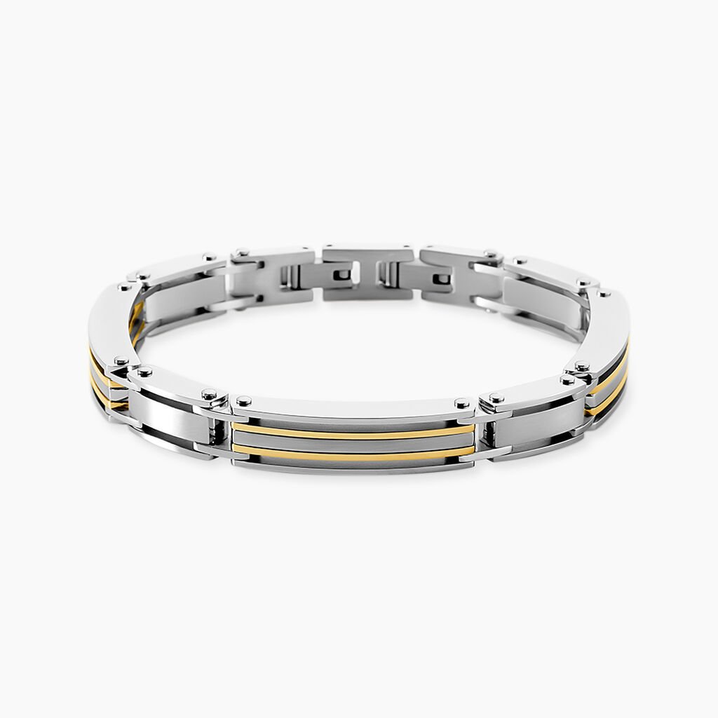 Bracelet Jourdan Acier - Bracelets Homme | Histoire d&rsquo;Or