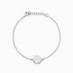 Bracelet Tam Argent Blanc - Bracelets Femme | Histoire d&rsquo;Or