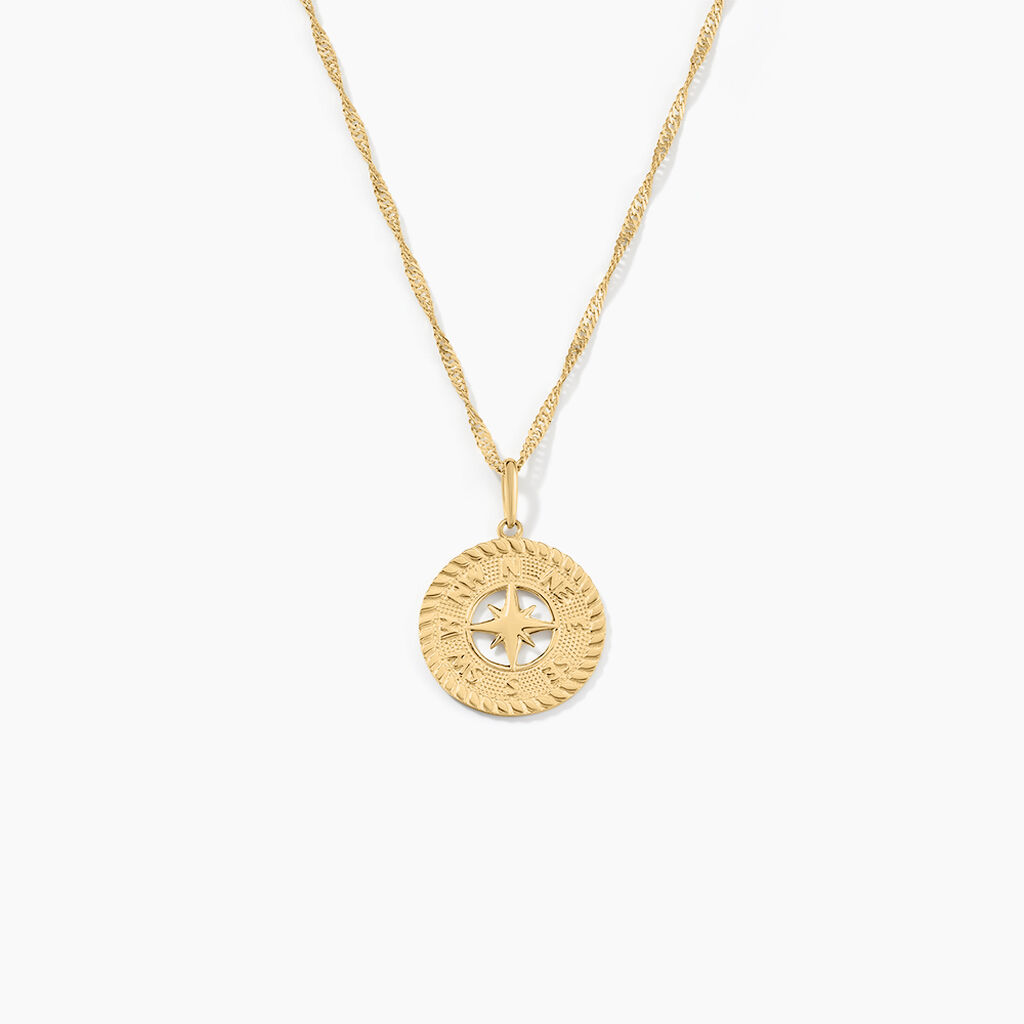 Pendentif Roswell Or Jaune - Pendentifs Famille | Histoire d’Or