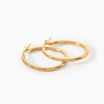 Cr&eacute;oles Ulrica Argent Dor&eacute; A L'Or 750/1000 - Boucles d'oreilles cr&eacute;oles Femme | Histoire d&rsquo;Or