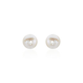 Boucles D'oreilles Puces Suki Or Jaune Perle De Culture - Clous d'oreilles Femme | Histoire d’Or